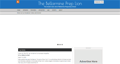 Desktop Screenshot of bellarminelion.com